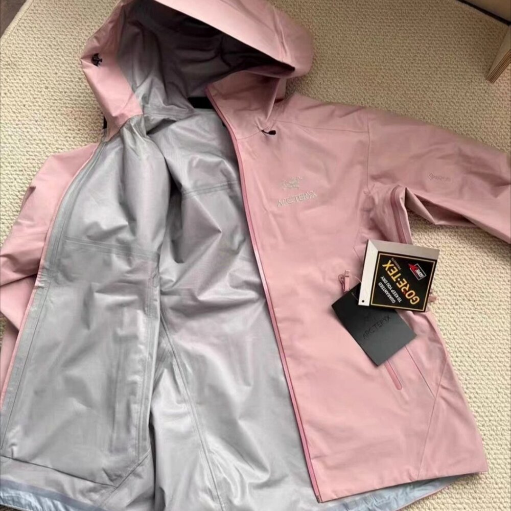 Pink Arcteryx Beta Series Beta LT JacketHooded Hardshell Unisex Jacket S - Picture 4 of 6